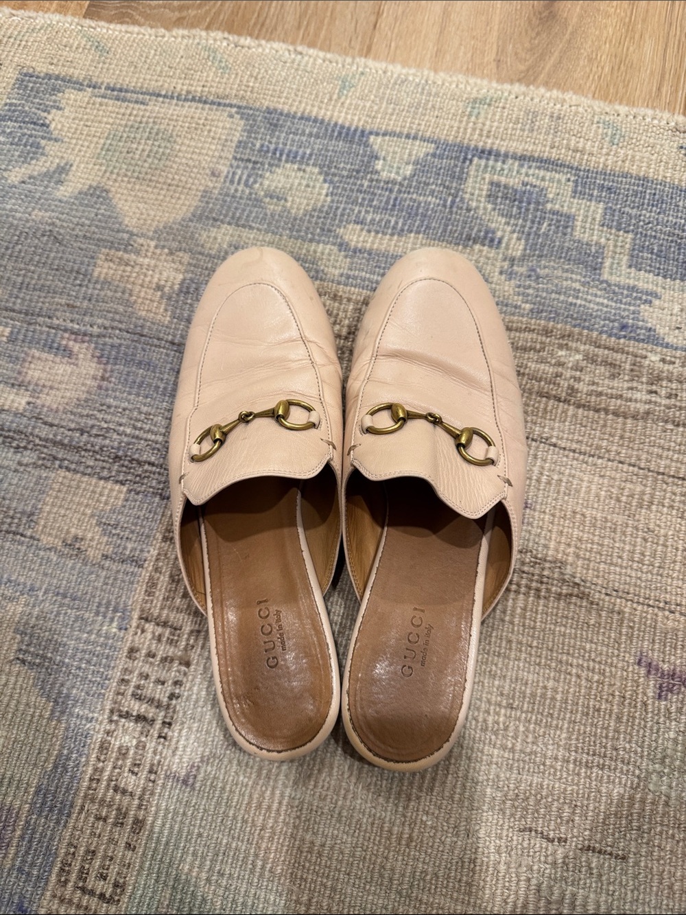 Gucci Blush Princetown Mules (color discontinued)